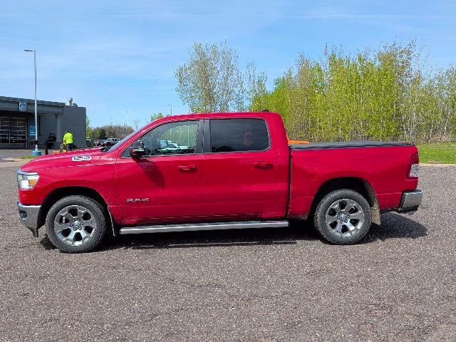 2021 Flame Red Clearcoat Ram 1500 Big Horn 4X4 Truck