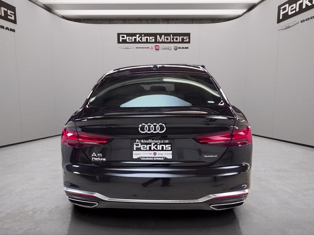 2022 Brilliant Black Audi A5 Sportback Premium Plus AWD Hatchback
