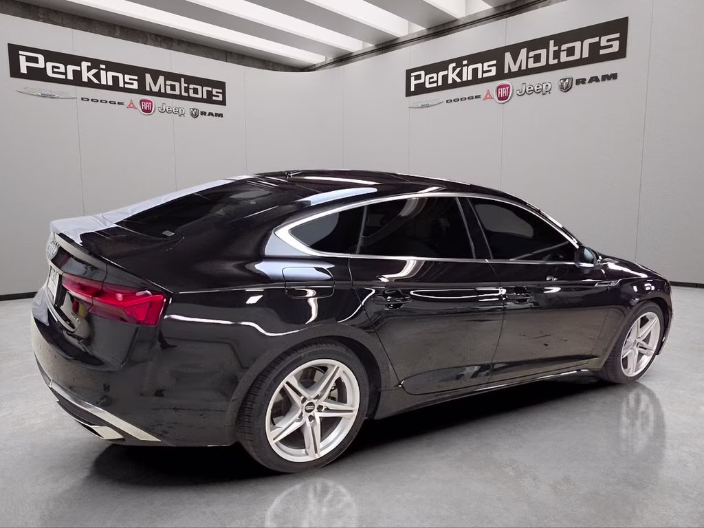 2022 Brilliant Black Audi A5 Sportback Premium Plus AWD Hatchback
