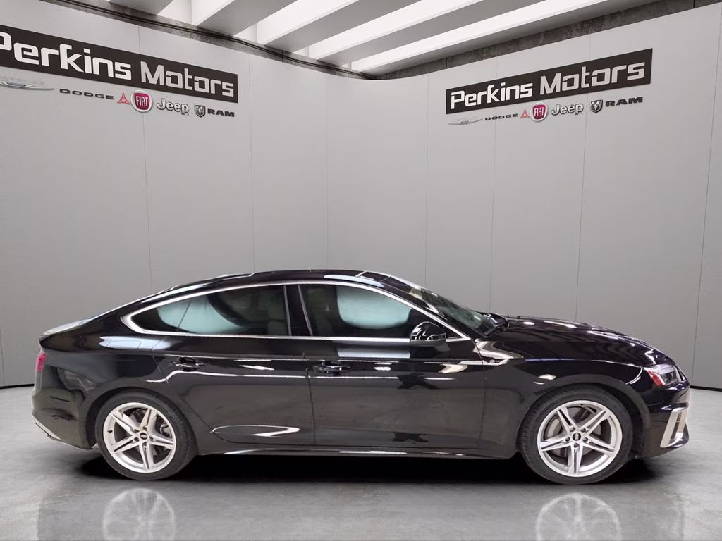 2022 Brilliant Black Audi A5 Sportback Premium Plus AWD Hatchback