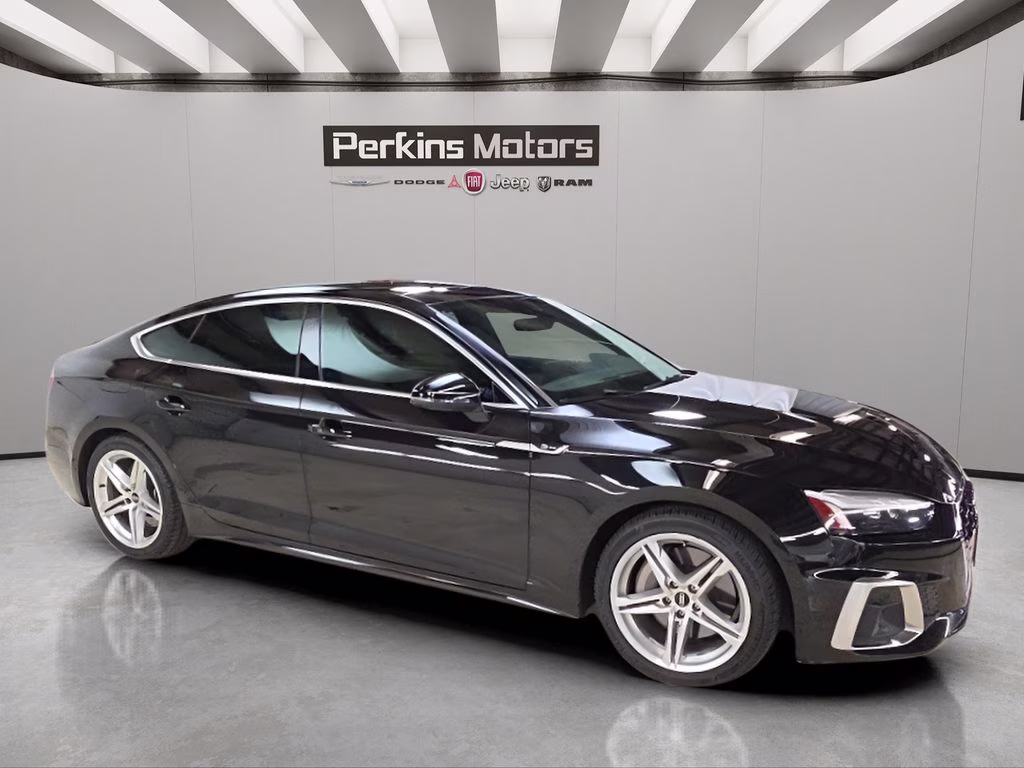 2022 Brilliant Black Audi A5 Sportback Premium Plus AWD Hatchback