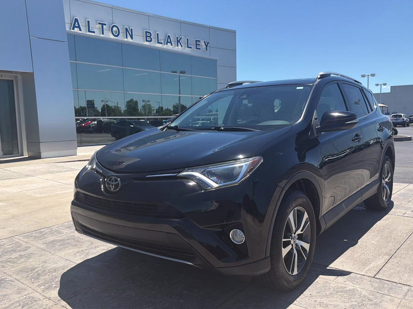2017 Black Toyota RAV4 XLE AWD SUV
