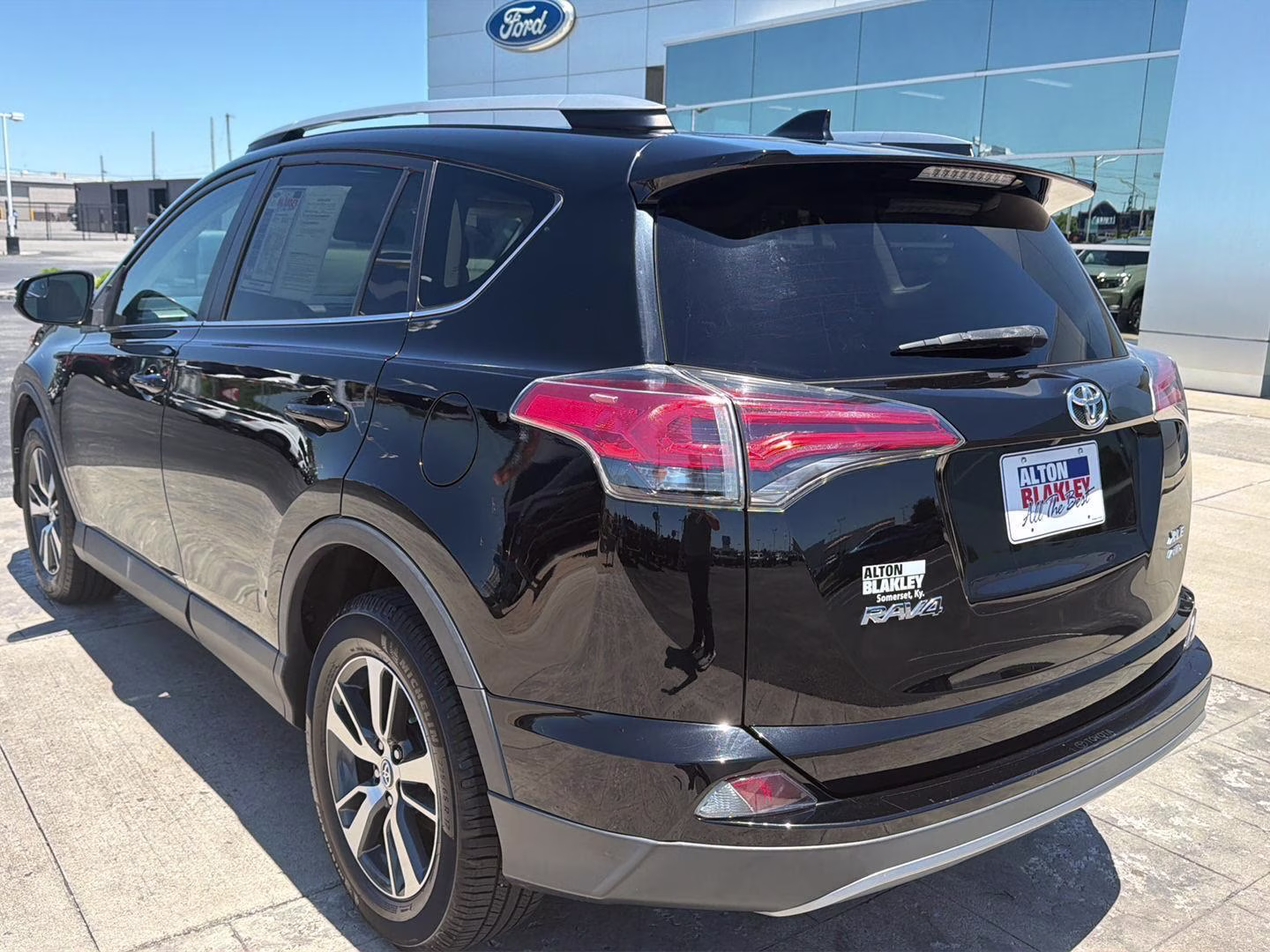 2017 Black Toyota RAV4 XLE AWD SUV