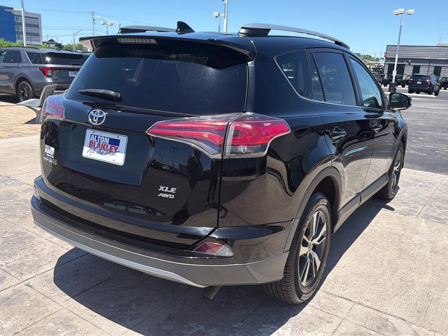 2017 Black Toyota RAV4 XLE AWD SUV