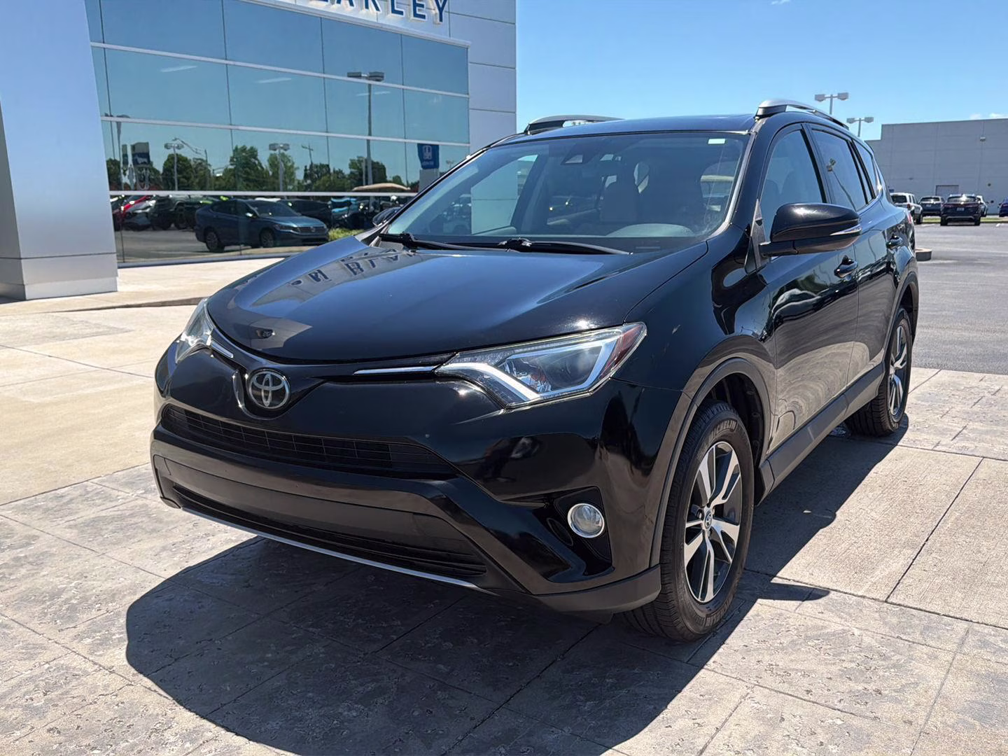 2017 Black Toyota RAV4 XLE AWD SUV