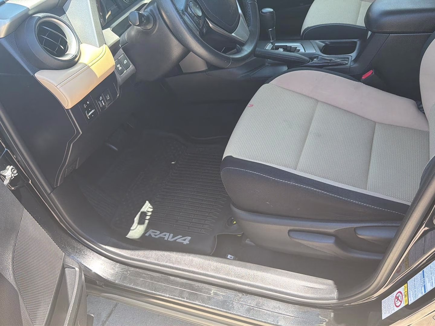 2017 Black Toyota RAV4 XLE AWD SUV