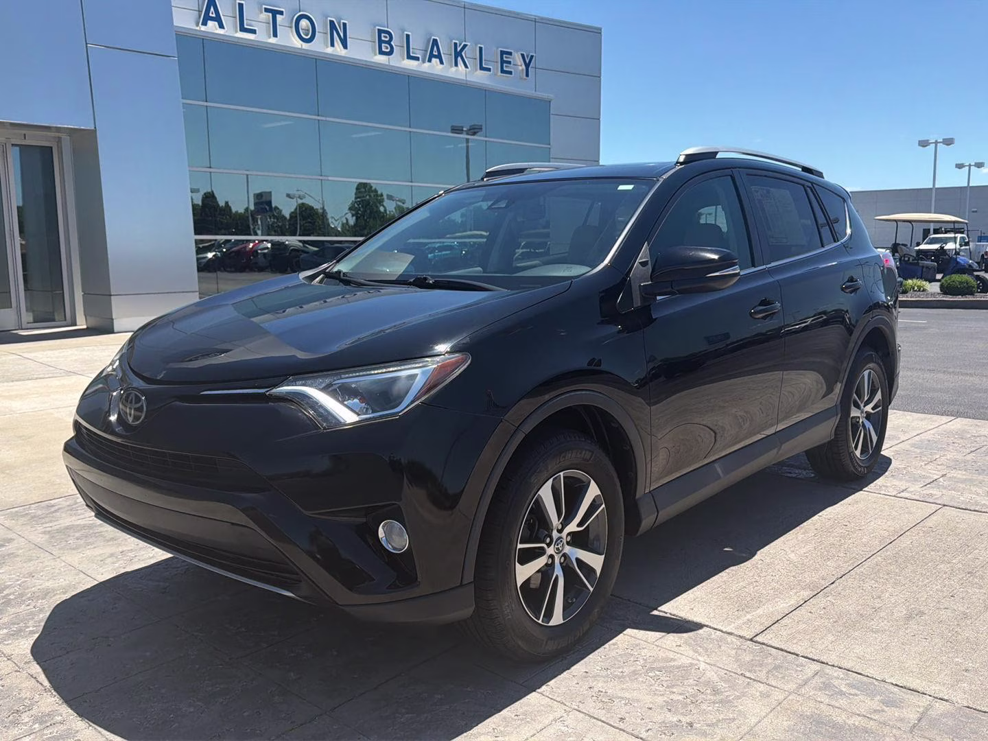 2017 Black Toyota RAV4 XLE AWD SUV