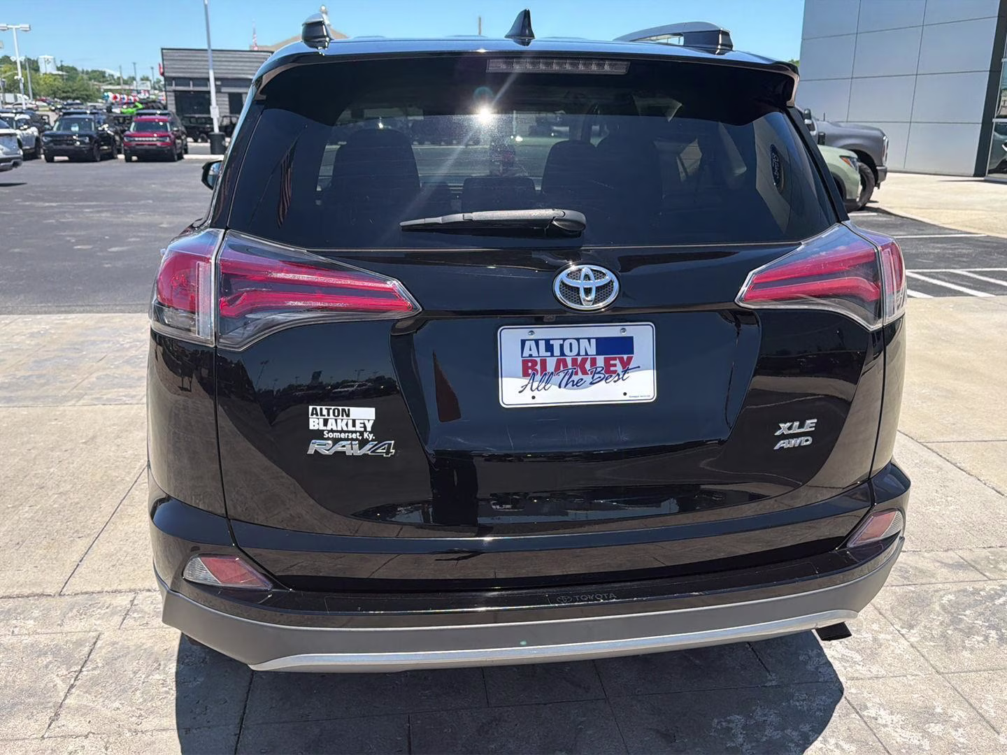 2017 Black Toyota RAV4 XLE AWD SUV