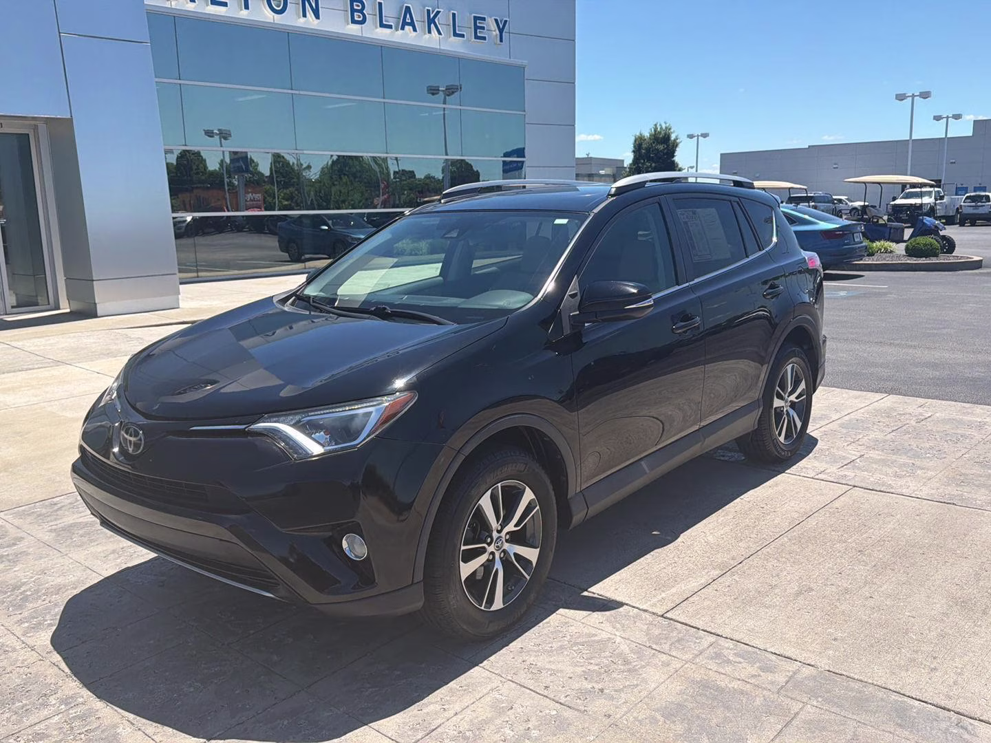 2017 Black Toyota RAV4 XLE AWD SUV