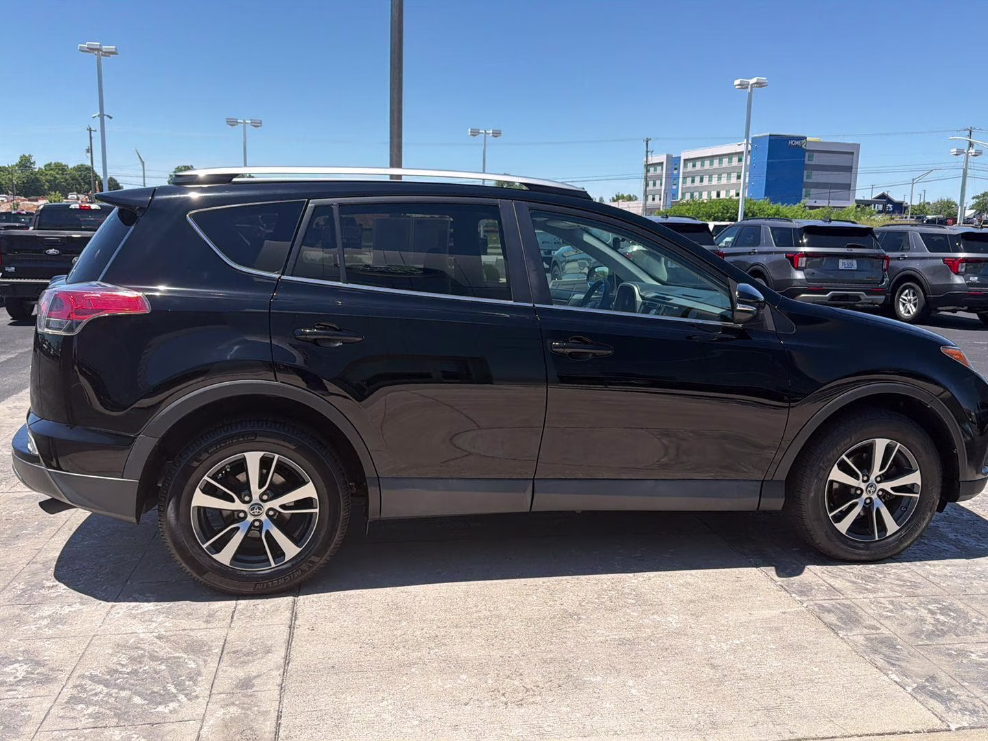 2017 Black Toyota RAV4 XLE AWD SUV