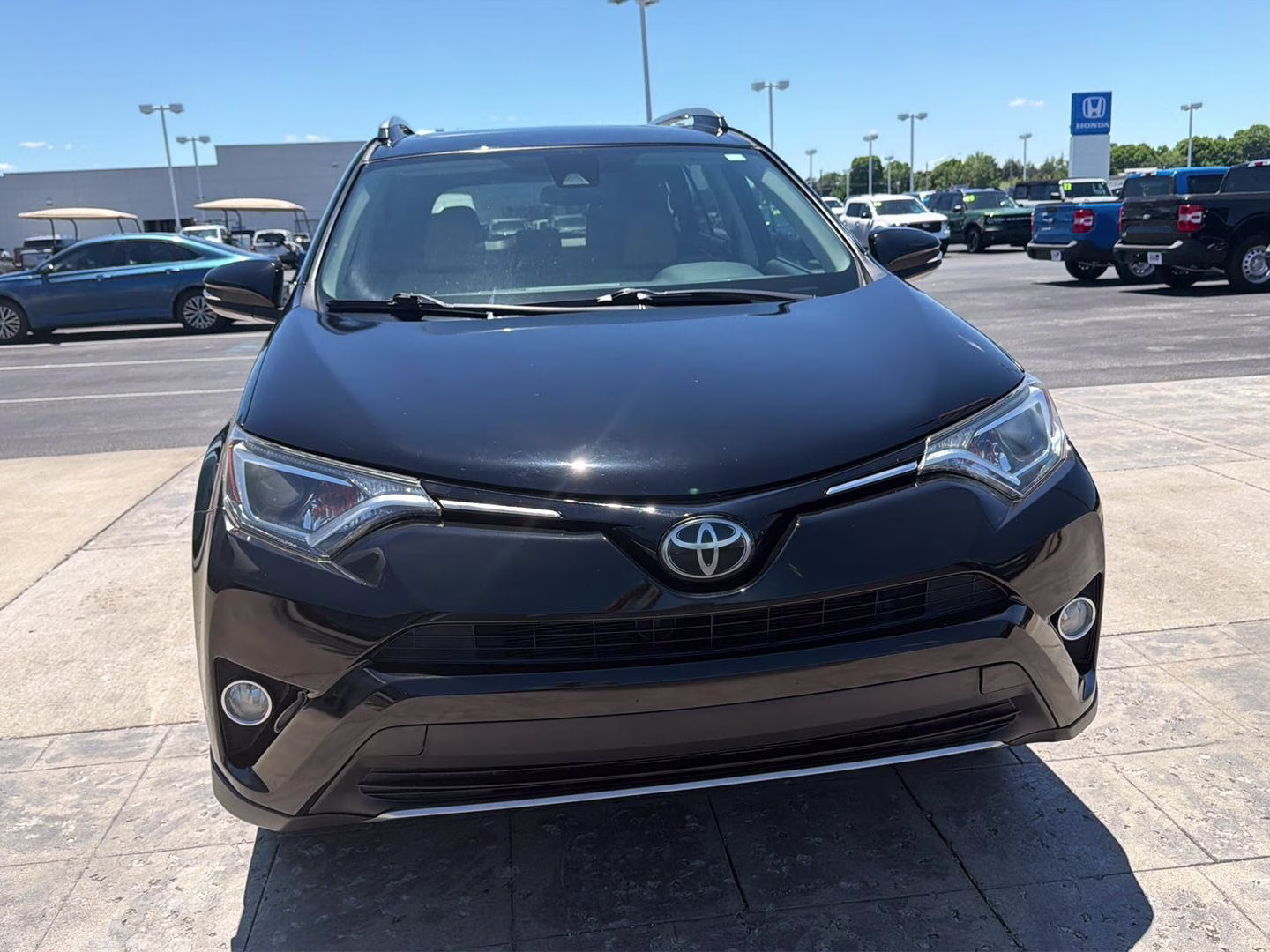 2017 Black Toyota RAV4 XLE AWD SUV