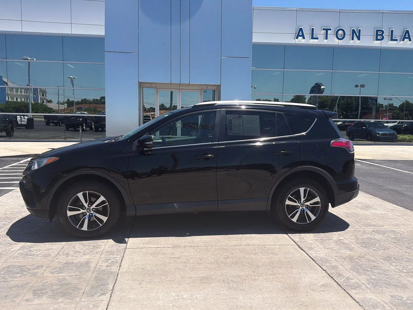 2017 Black Toyota RAV4 XLE AWD SUV