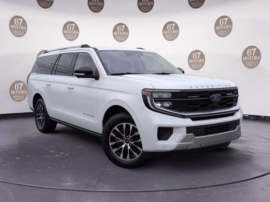 2025 Oxford White Ford Expedition Max Platinum 4X4 SUV