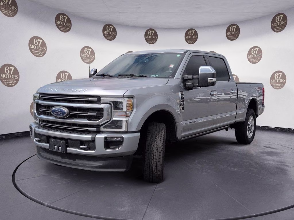2022 Silver Metallic Ford Super Duty F-250 SRW Platinum 4X4 Truck