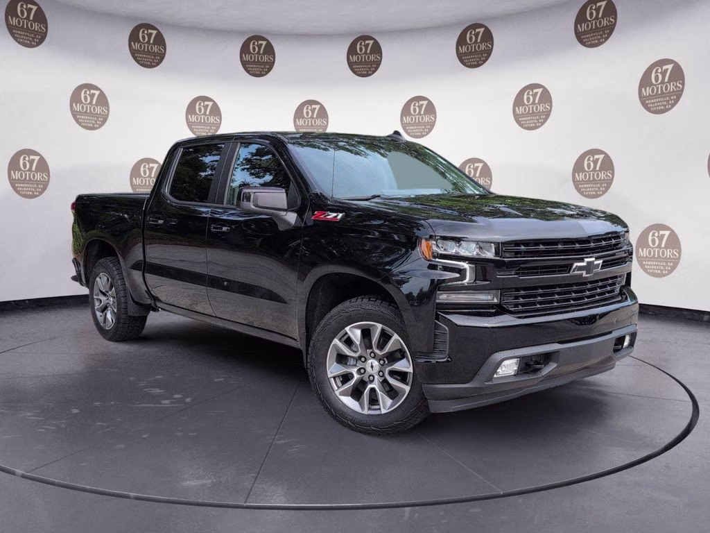 2022 Black Chevrolet Silverado 1500 LTD RST 4X4 Truck