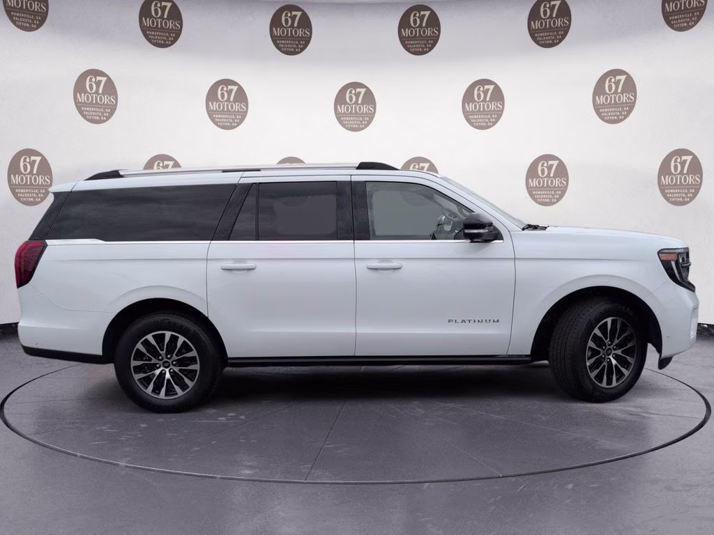 2025 Oxford White Ford Expedition Max Platinum 4X4 SUV