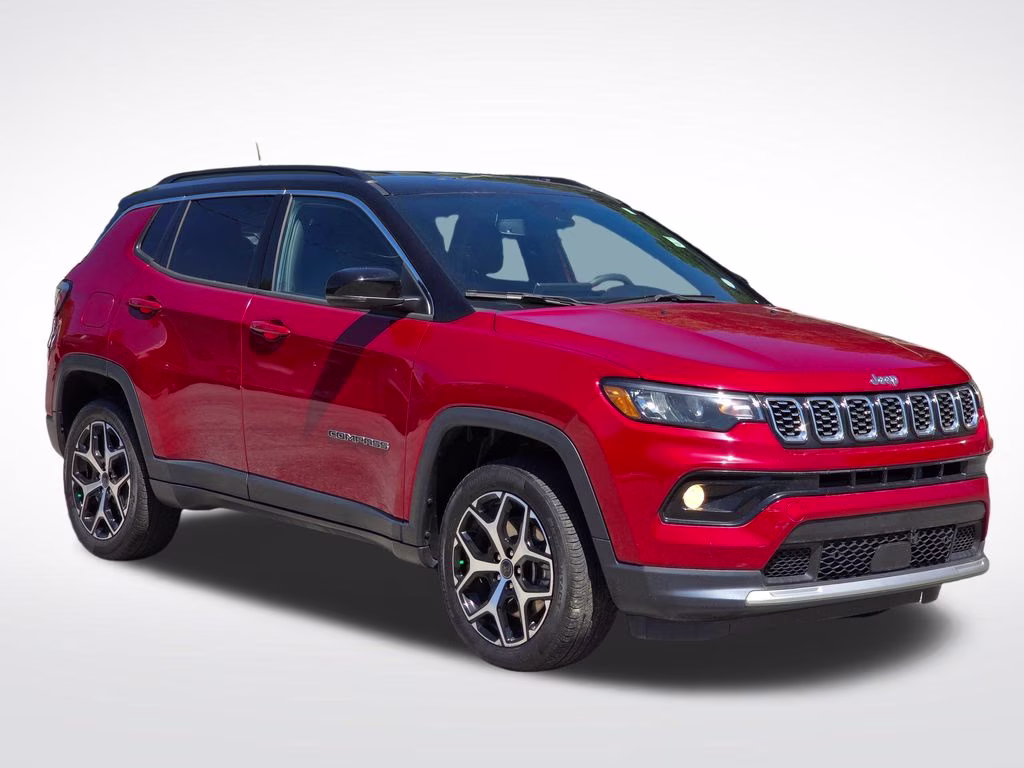 2025 Red Hot Pearlcoat Jeep Compass Limited 4X4 SUV