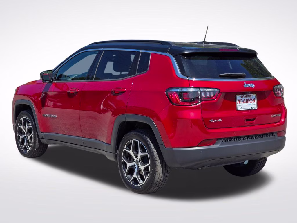 2025 Red Hot Pearlcoat Jeep Compass Limited 4X4 SUV