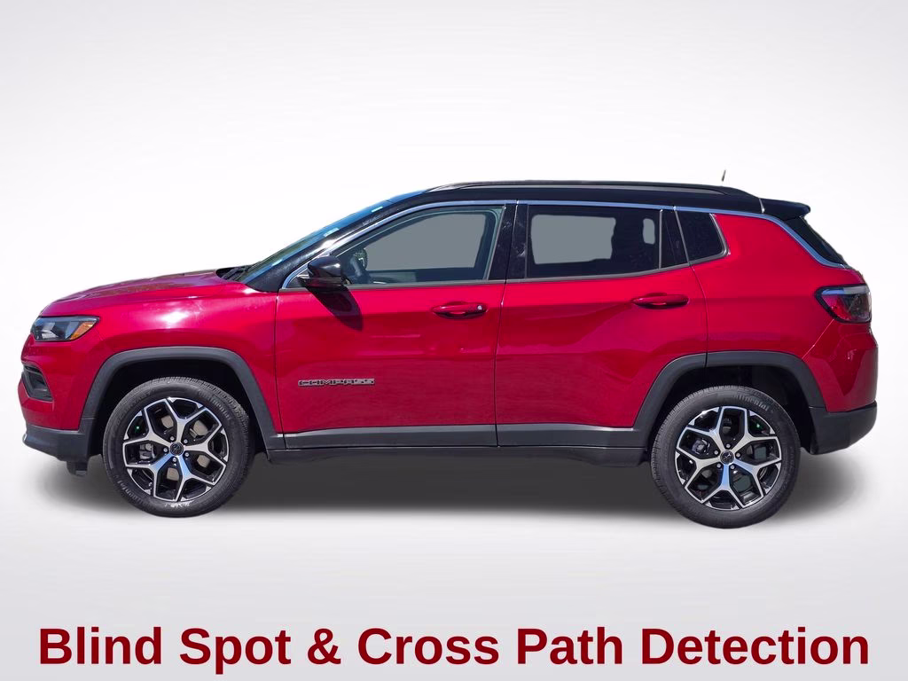 2025 Red Hot Pearlcoat Jeep Compass Limited 4X4 SUV