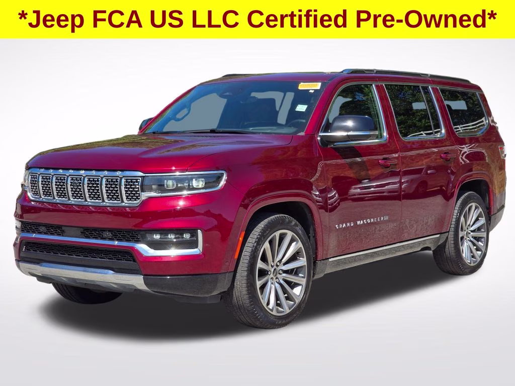 2025 Velvet Red Pearlcoat Jeep Grand Wagoneer Base 4X4 SUV