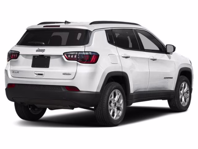 2025 Bright White Clearcoat Jeep Compass Limited 4X4 SUV