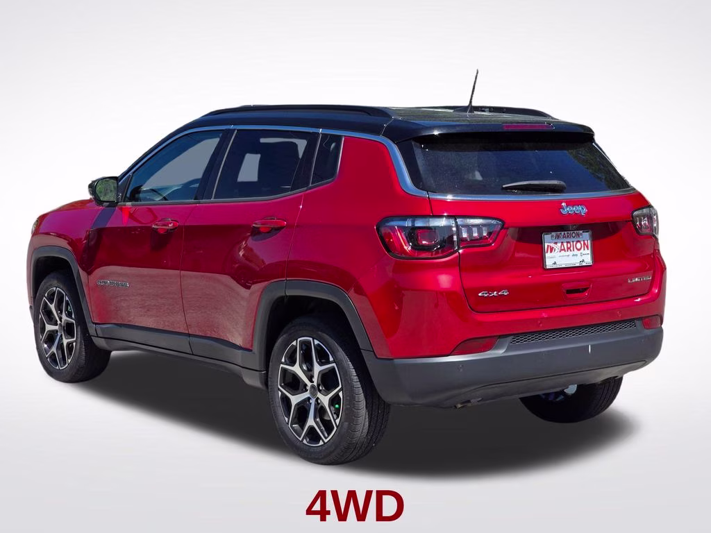 2025 Red Hot Pearlcoat Jeep Compass Limited 4X4 SUV