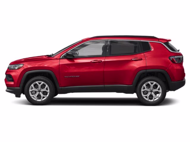2025 Red Hot Pearlcoat Jeep Compass Limited 4X4 SUV