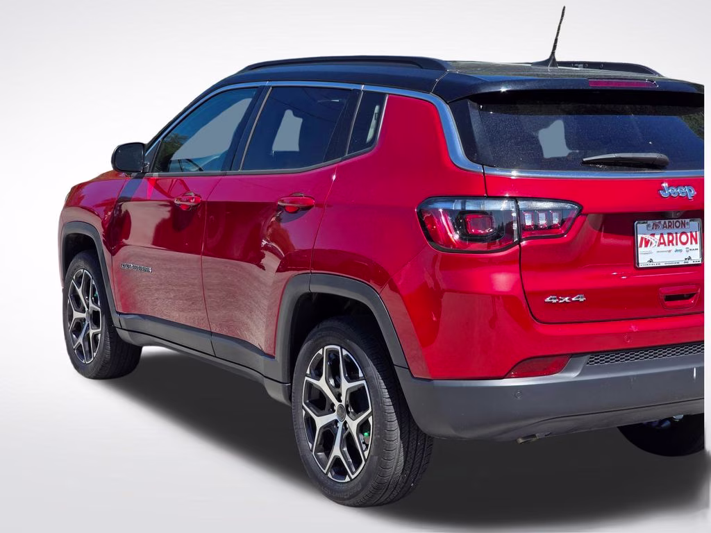2025 Red Hot Pearlcoat Jeep Compass Limited 4X4 SUV