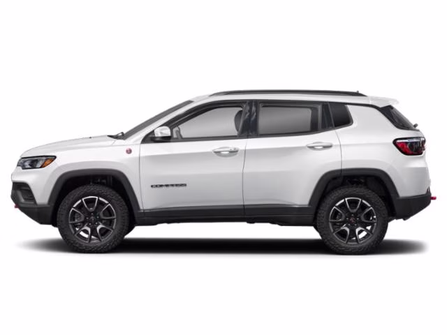 2024 Bright White Clearcoat Jeep Compass Trailhawk 4X4 SUV