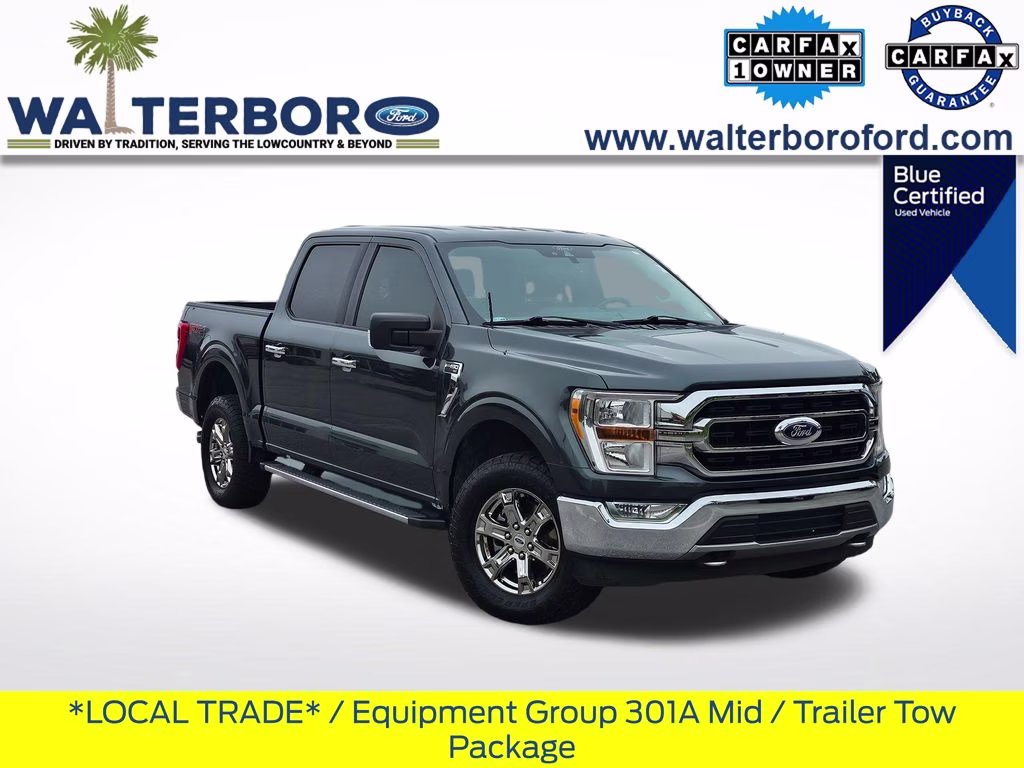 2021 Guard Metallic Ford F-150 XLT 4X4 Truck