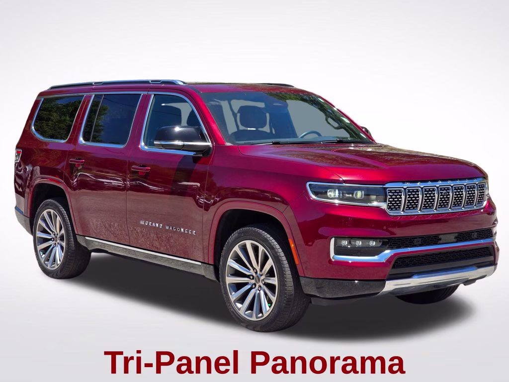 2025 Velvet Red Pearlcoat Jeep Grand Wagoneer Base 4X4 SUV