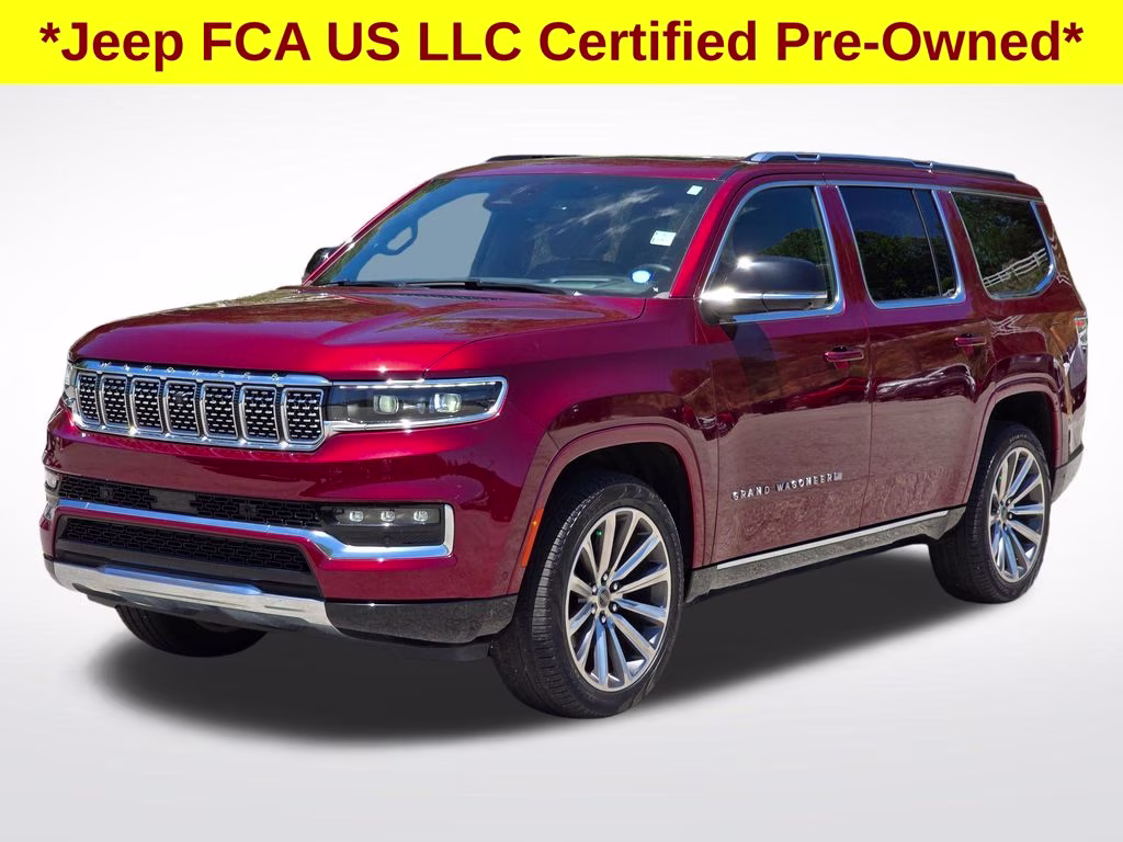 2025 Velvet Red Pearlcoat Jeep Grand Wagoneer Base 4X4 SUV