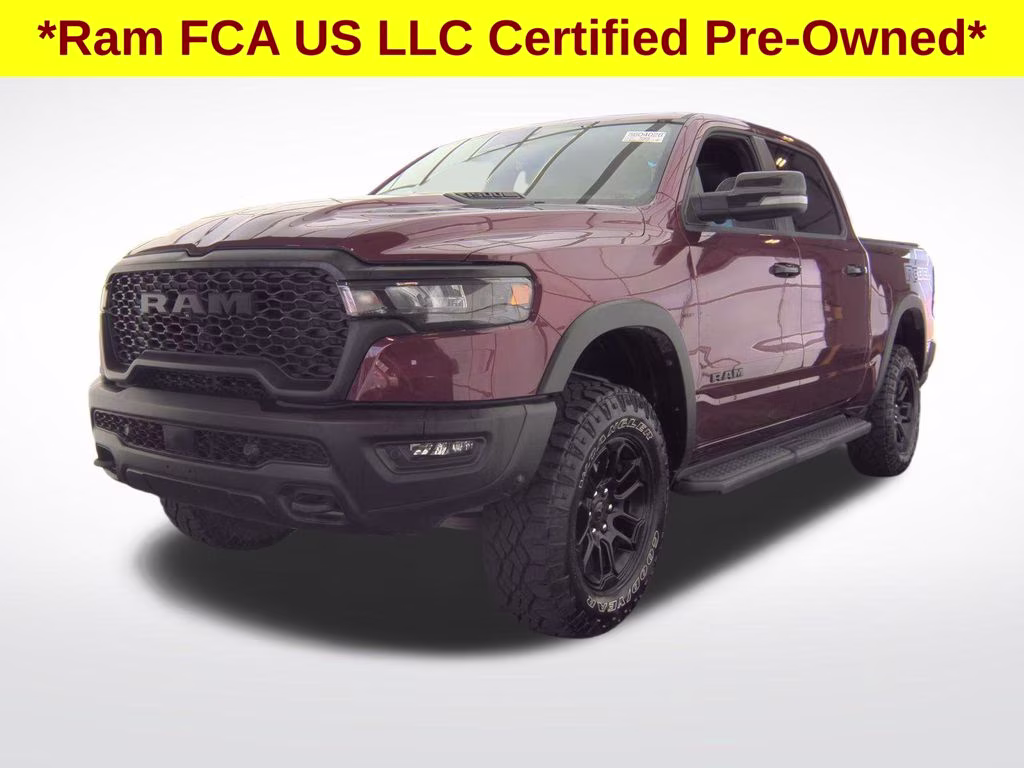 2025 Delmonico Red Pearlcoat Ram 1500 Rebel 4X4 Truck