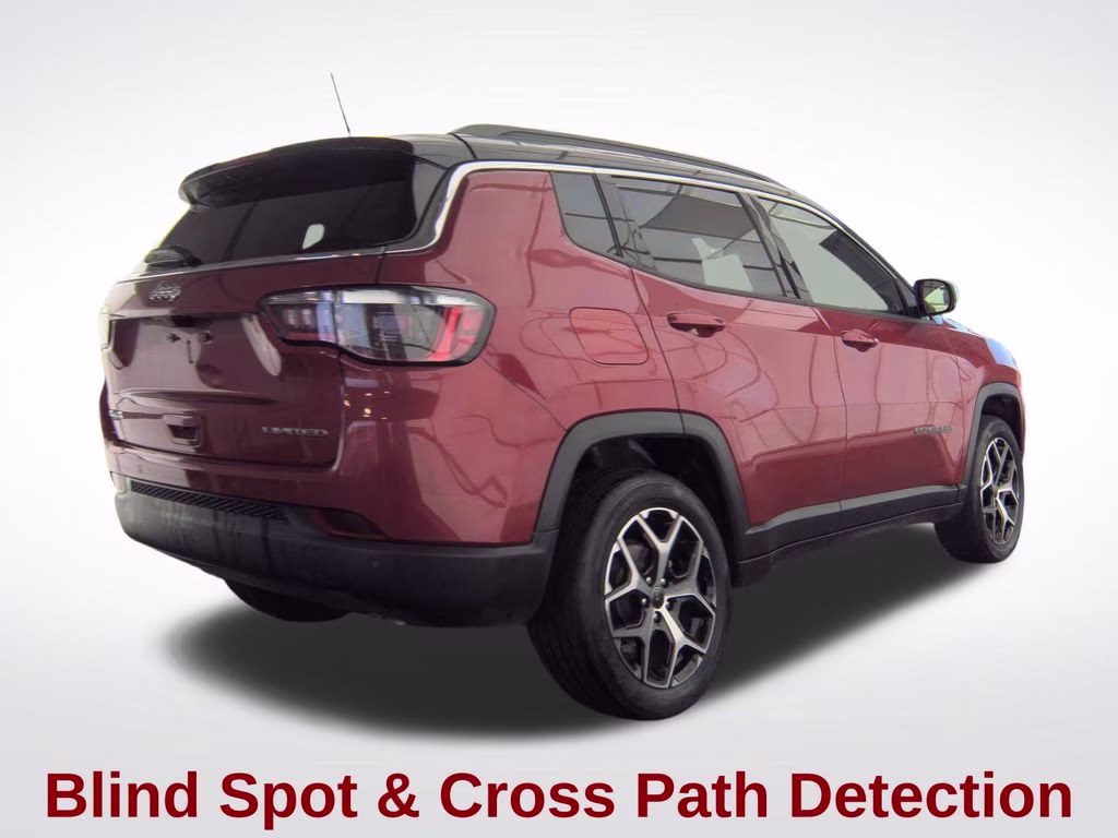 2025 Red Hot Pearlcoat Jeep Compass Limited 4X4 SUV