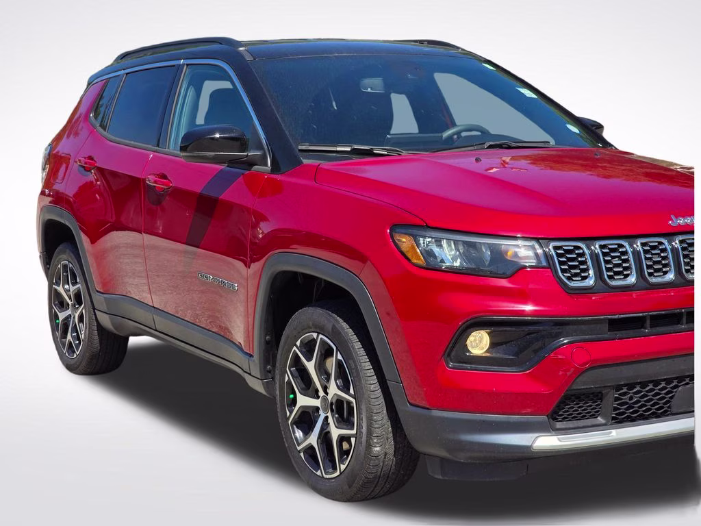 2025 Red Hot Pearlcoat Jeep Compass Limited 4X4 SUV
