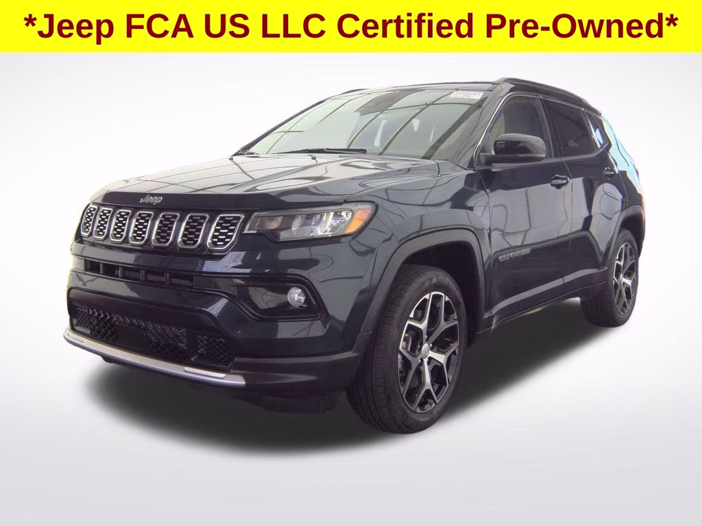 2024 Fathom Blue Pearlcoat Jeep Compass Limited 4X4 SUV
