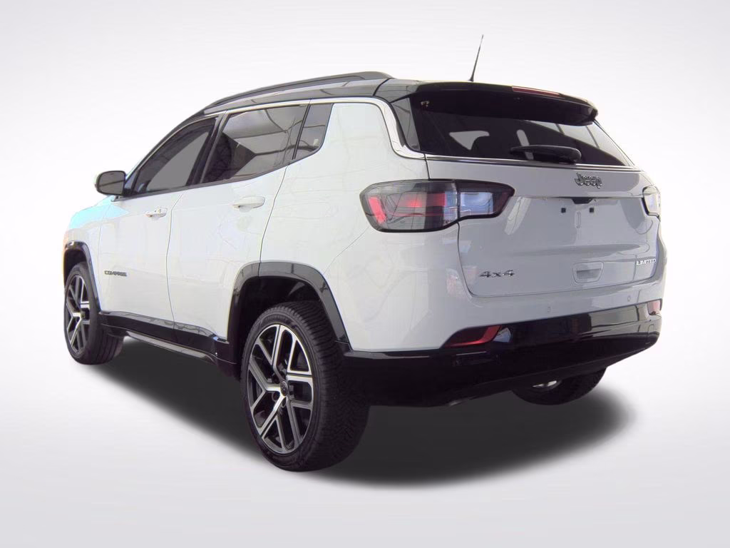 2025 Bright White Clearcoat Jeep Compass Limited 4X4 SUV