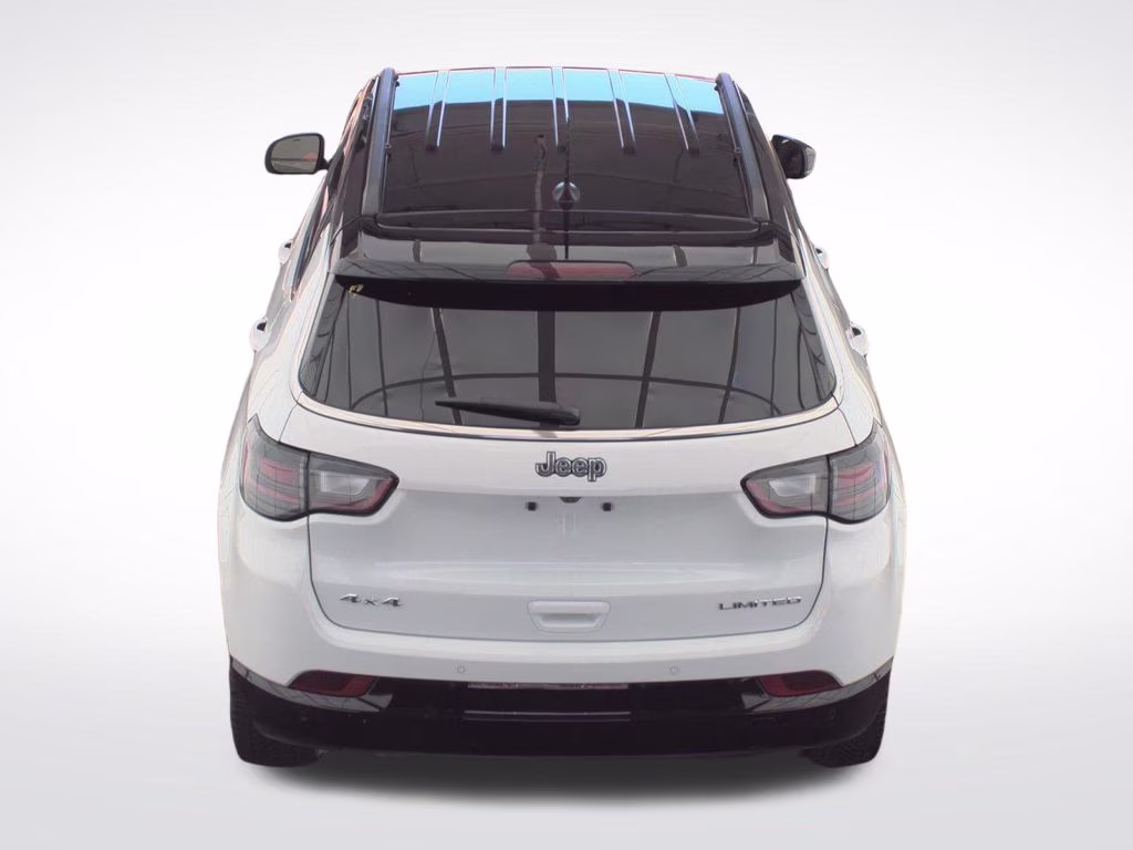 2025 Bright White Clearcoat Jeep Compass Limited 4X4 SUV