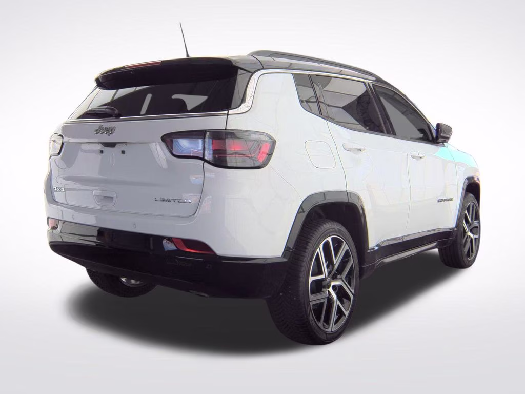 2025 Bright White Clearcoat Jeep Compass Limited 4X4 SUV