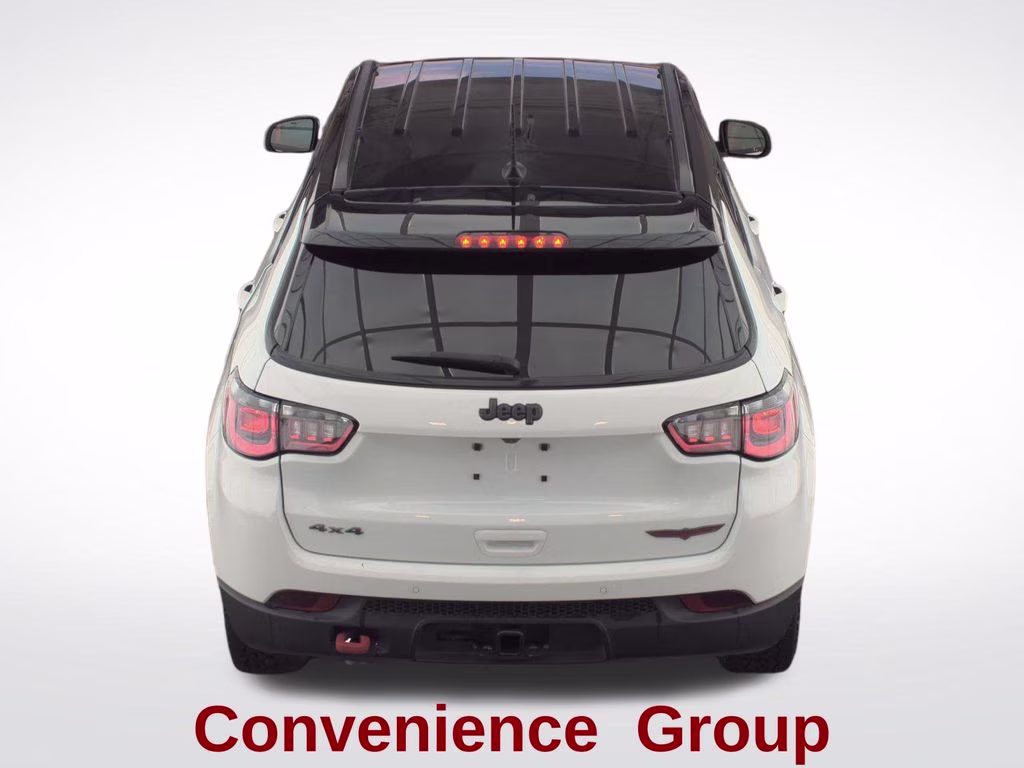 2024 Bright White Clearcoat Jeep Compass Trailhawk 4X4 SUV
