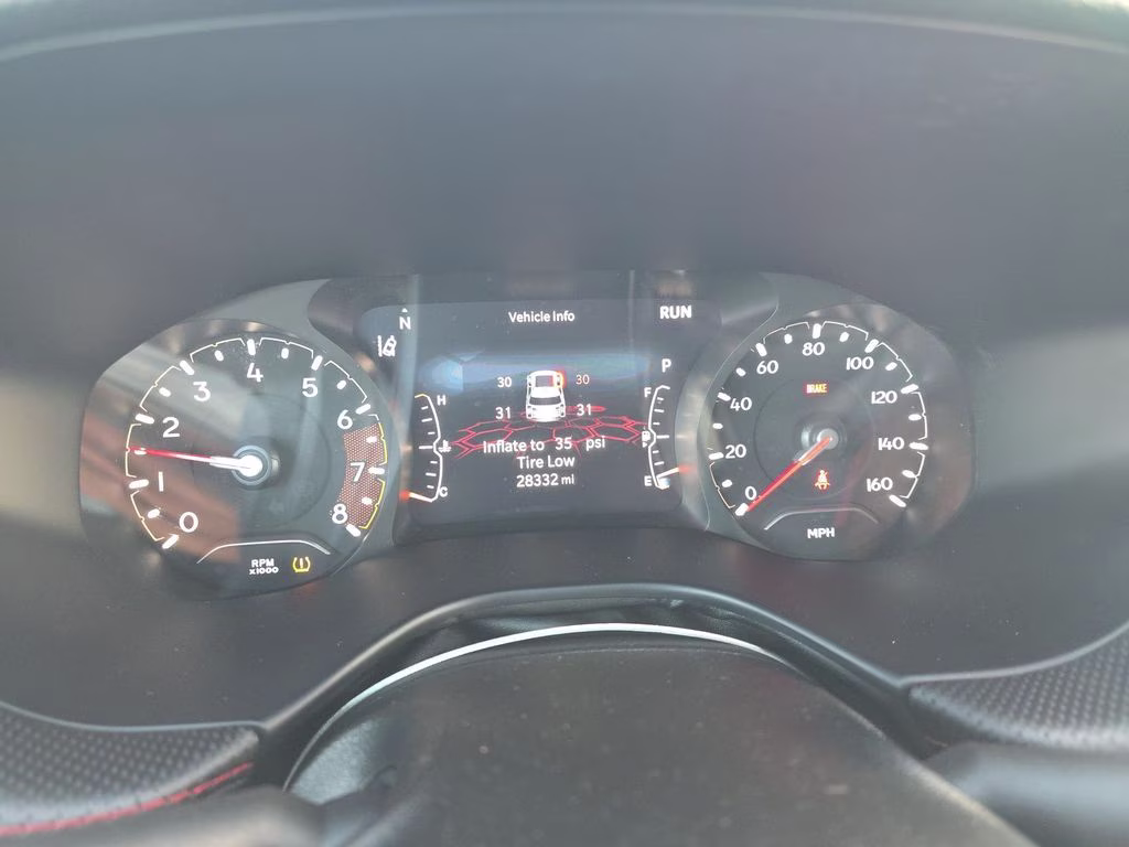 2024 Bright White Clearcoat Jeep Compass Trailhawk 4X4 SUV