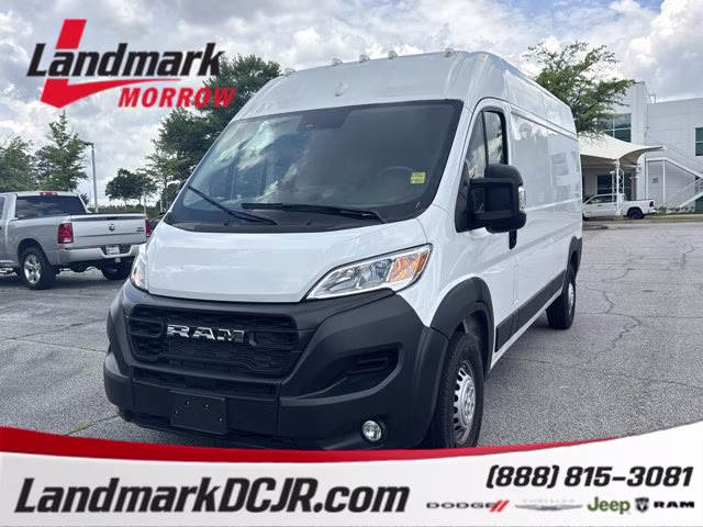 2025 Bright White Clearcoat Ram ProMaster Cargo Van Tradesman FWD Van