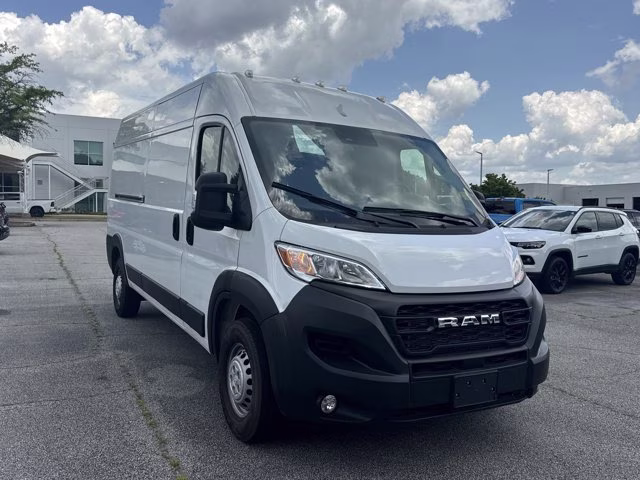 2025 Bright White Clearcoat Ram ProMaster Cargo Van Tradesman FWD Van