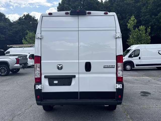 2025 Bright White Clearcoat Ram ProMaster Cargo Van Tradesman FWD Van