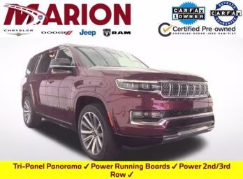 2025 Velvet Red Pearlcoat Jeep Grand Wagoneer Base 4X4 SUV