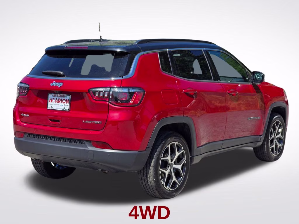 2025 Red Hot Pearlcoat Jeep Compass Limited 4X4 SUV
