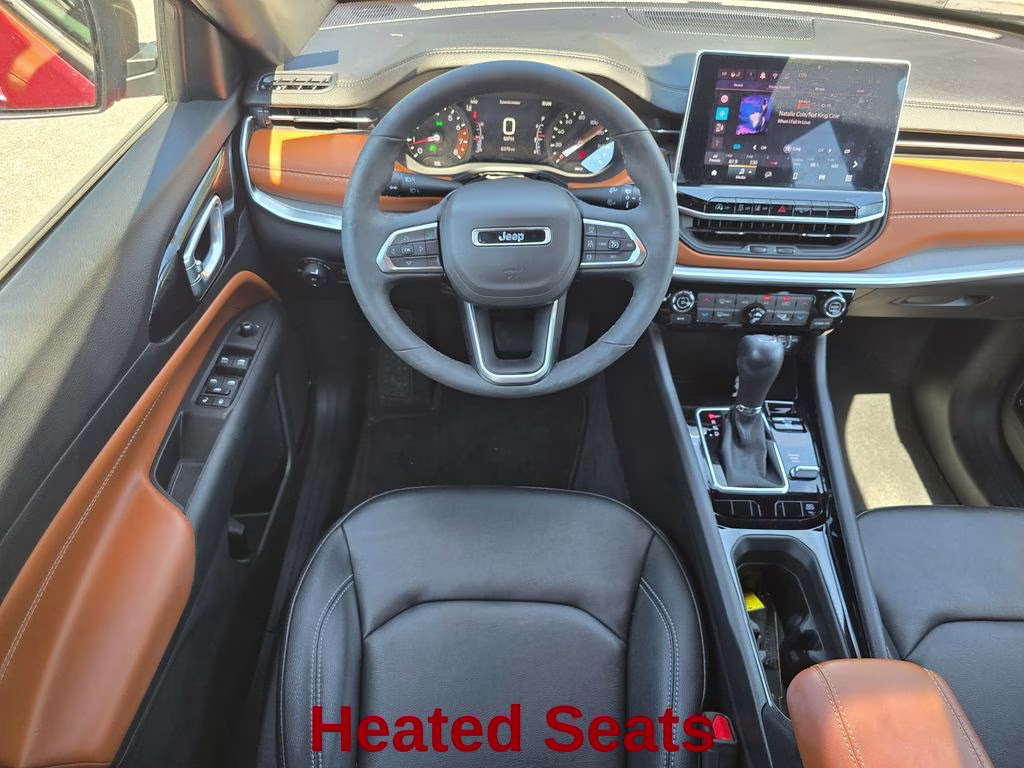 2025 Red Hot Pearlcoat Jeep Compass Limited 4X4 SUV