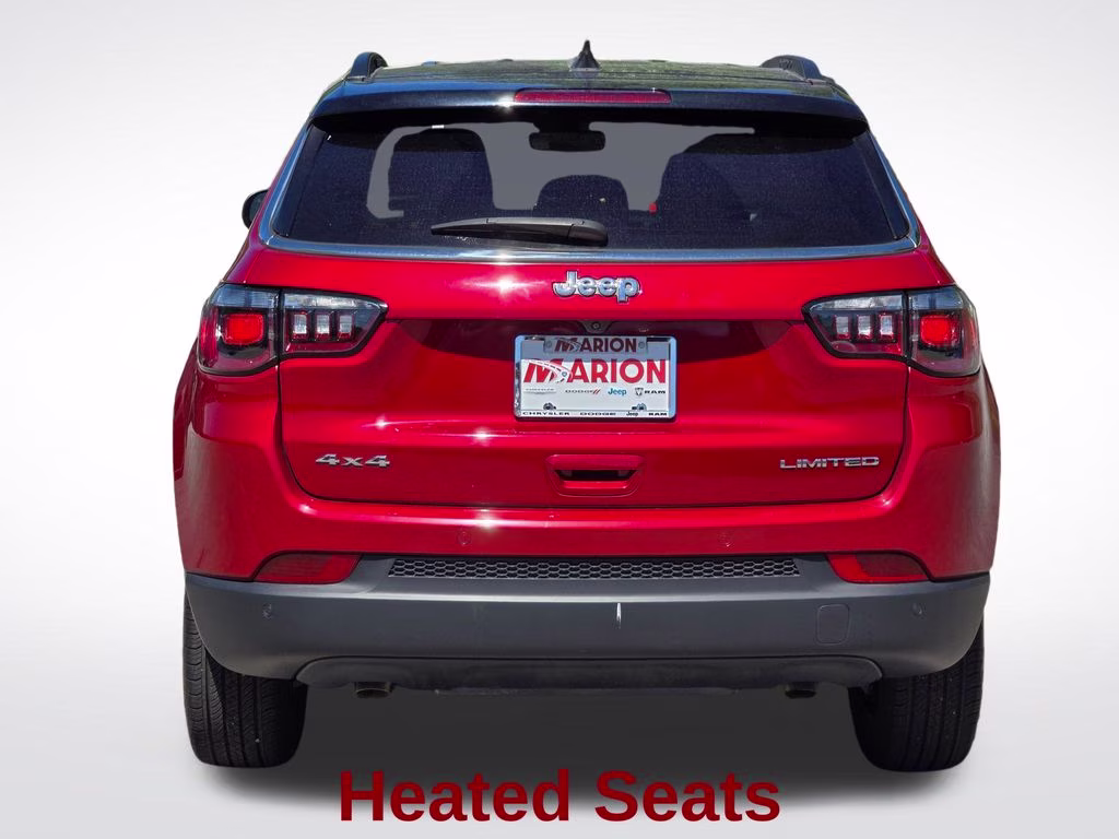 2025 Red Hot Pearlcoat Jeep Compass Limited 4X4 SUV