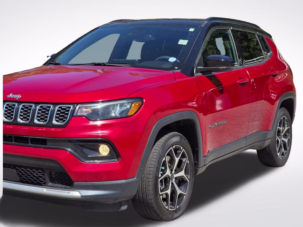 2025 Red Hot Pearlcoat Jeep Compass Limited 4X4 SUV