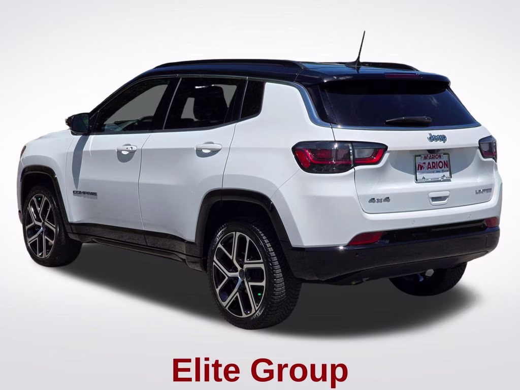 2025 Bright White Clearcoat Jeep Compass Limited 4X4 SUV